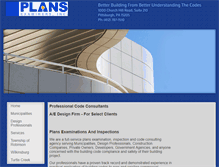 Tablet Screenshot of plans-examiners.com
